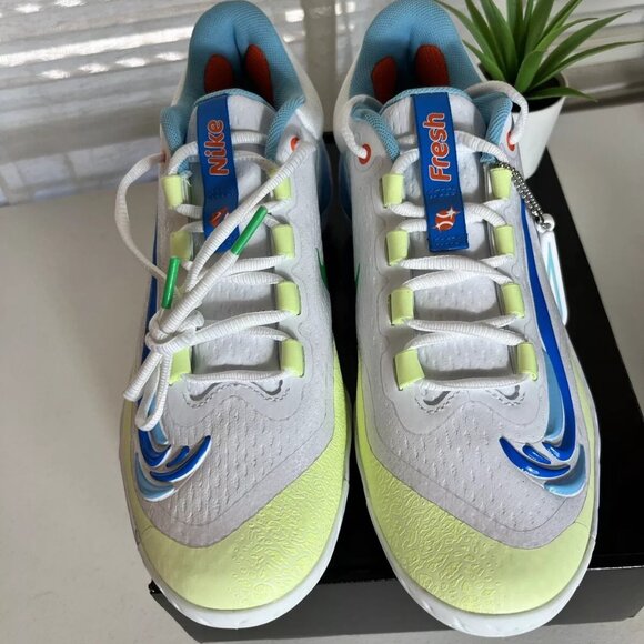 Nike Alpha Huarache Elite 4 Low Mens Size 8.5 Fresh Pack Metal Baseball Cleats - Picture 4 of 8